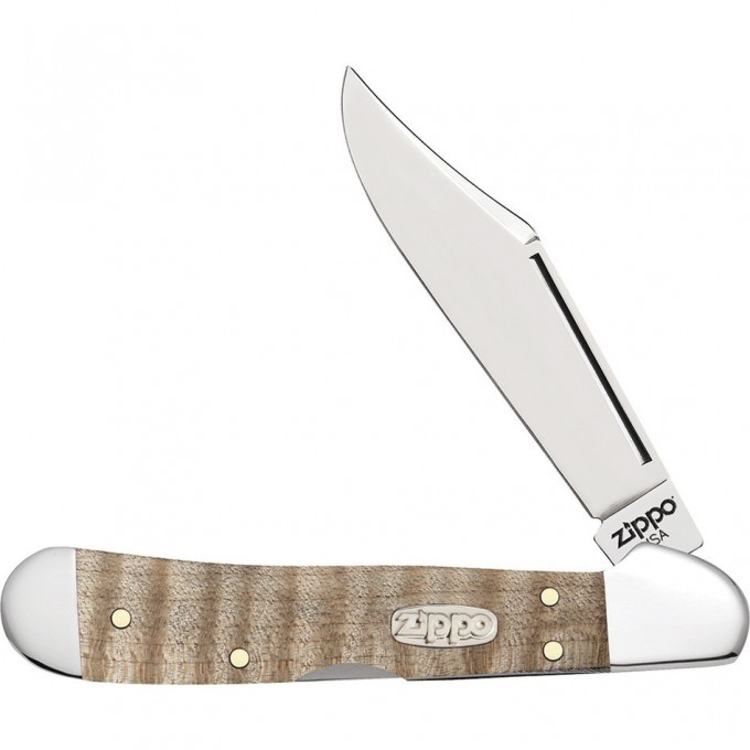 Нож перочинный ZIPPO NATURAL CURLY MAPLE MINI COPPERLOCK + ЗАЖИГАЛКА 50621_207 Нож перочинный ZIPPO NATURAL CURLY MAPLE MINI COPPERLOCK + ЗАЖИГАЛКА 50621_207