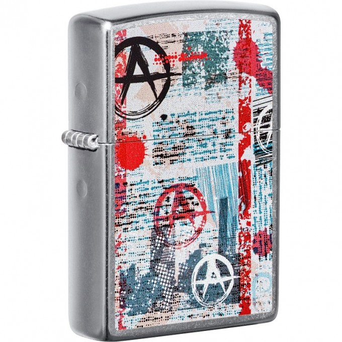 Зажигалка ZIPPO ANARCHY DESIGN 49662 Зажигалка ZIPPO ANARCHY DESIGN 49662