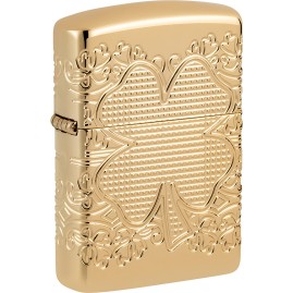 Зажигалка ZIPPO ARMOR® LUCKY CLOVER 46301 Зажигалка ZIPPO ARMOR® LUCKY CLOVER 46301