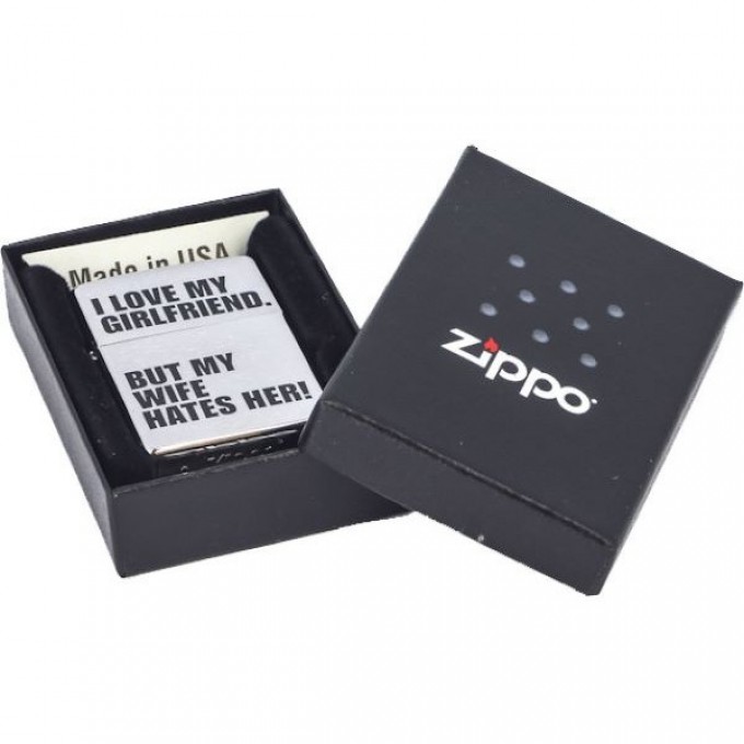 Зажигалка ZIPPO LUVG (200.201) 200 I love GirlFrend Зажигалка ZIPPO LUVG (200.201) 200 I love GirlFrend