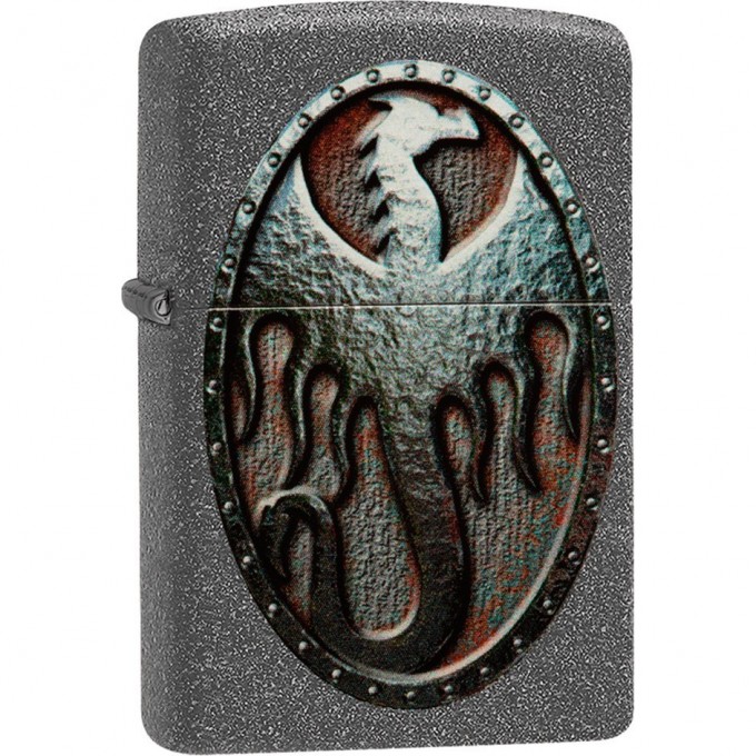 Зажигалка ZIPPO METAL DRAGON SHIELD DESIGN 49072 Зажигалка ZIPPO METAL DRAGON SHIELD DESIGN 49072